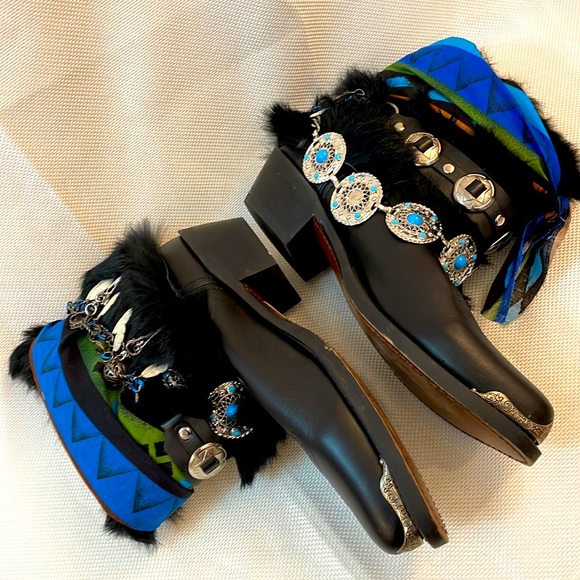 Durango Men’s Size 10 Rare Steampunk Black Leather Cowboy Boots - Picture 4 of 12